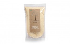 Conscious Food Soyabean Flour Bhatwan Atta, Natural + Chakki-ground  Pack  500 grams